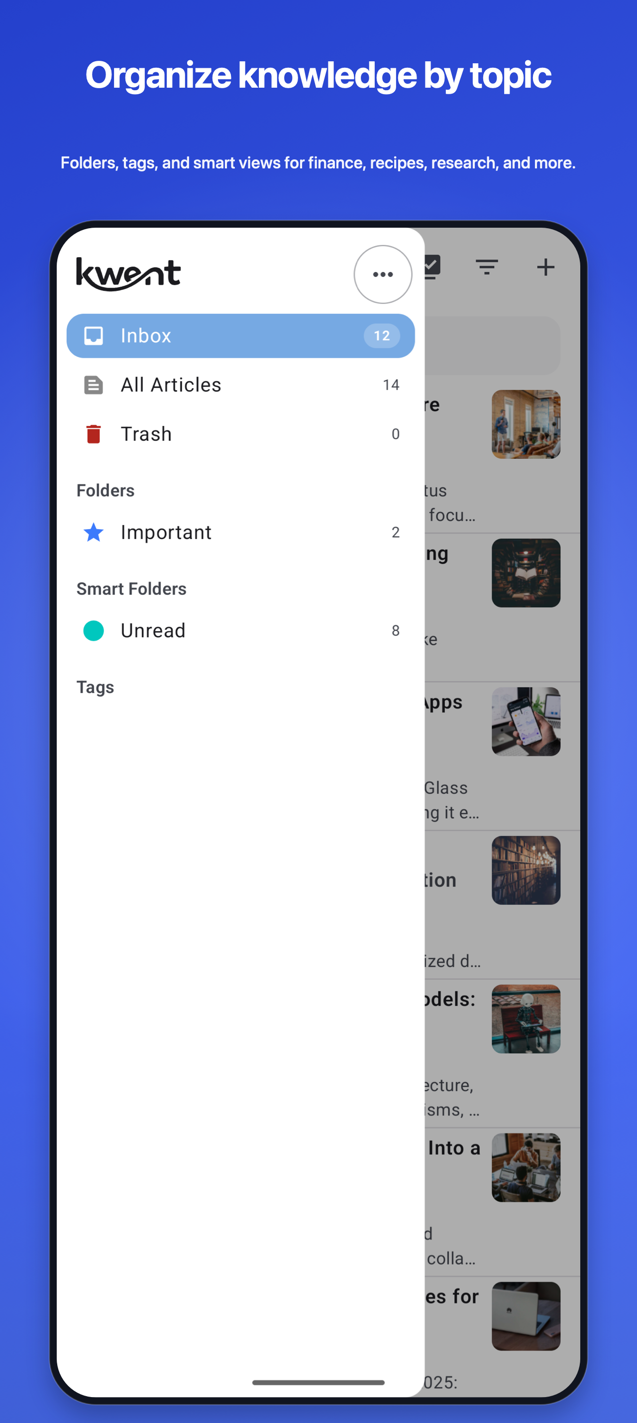 Sidebar menu on Android