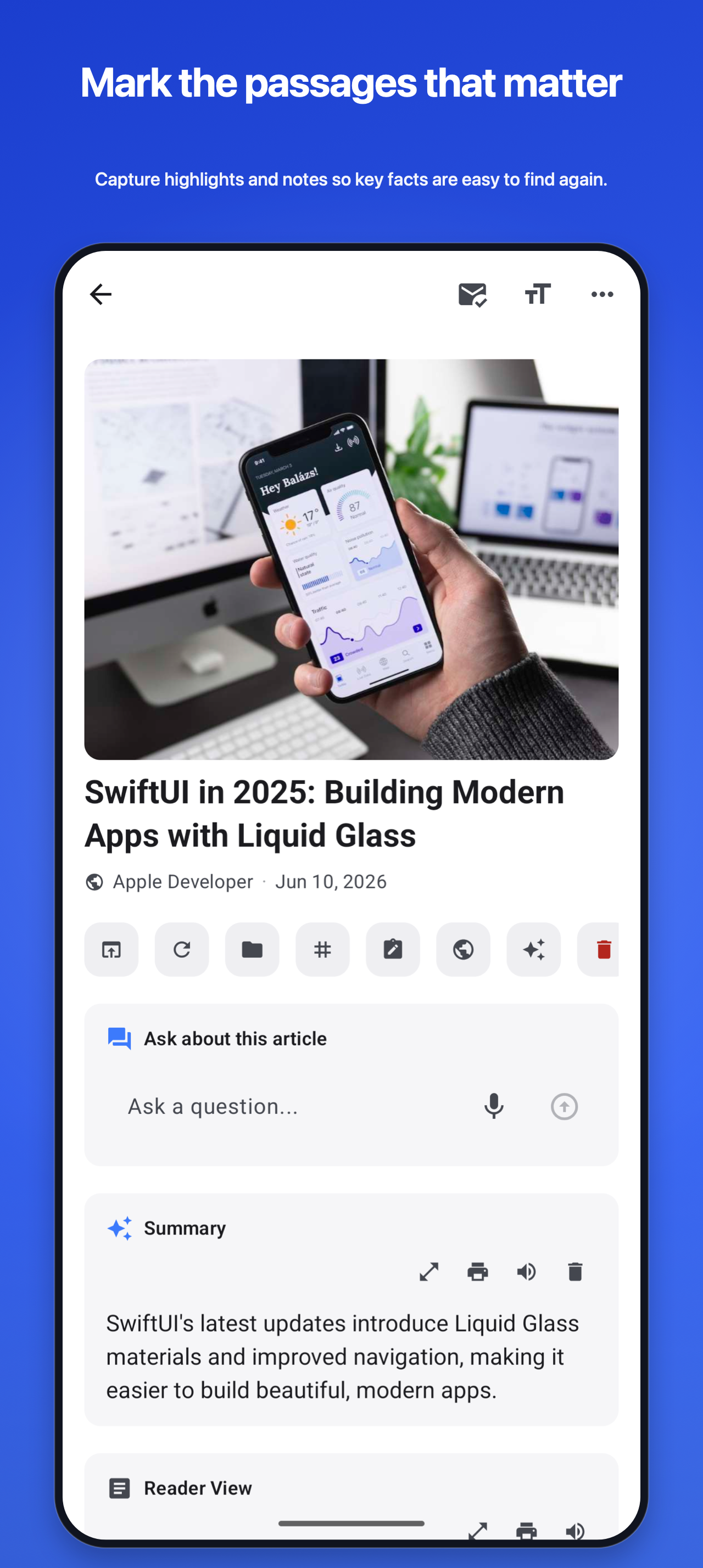 Text selection on Android