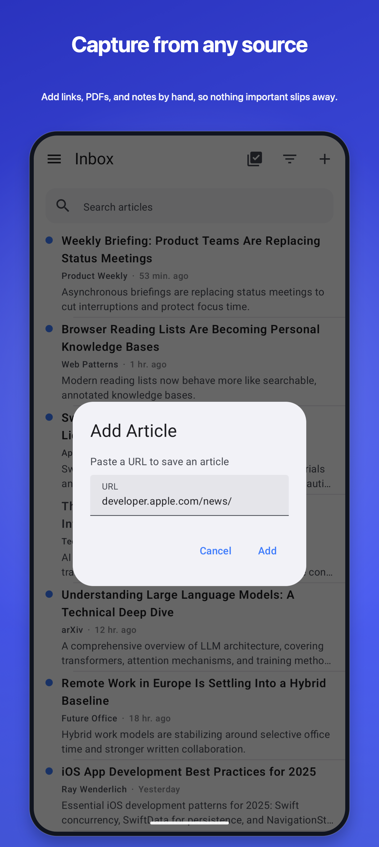 Add an article on Android