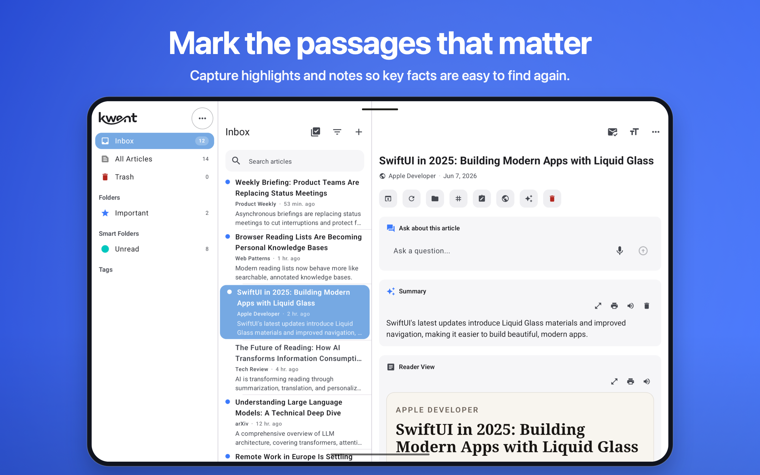 Text selection on Android tablet