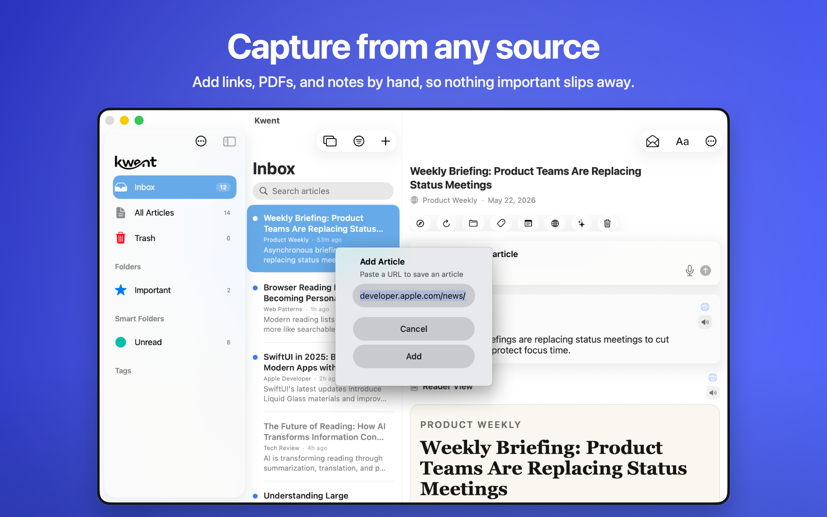 Add an article on Mac